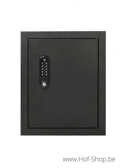 Porte boîte aux lettres 529/3 noire 35,2 x 44,2 cm avec serrure DCL - Albo porte boîte aux lettres aluminium