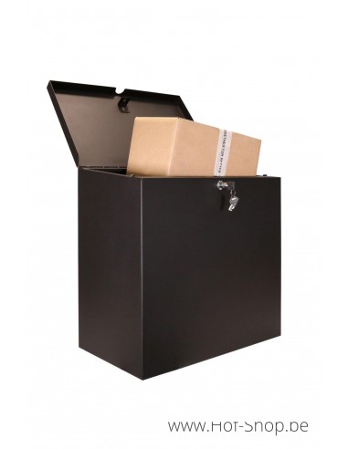 Pushbox RAL 9005 - boîte à colis eSafe métal eSafe