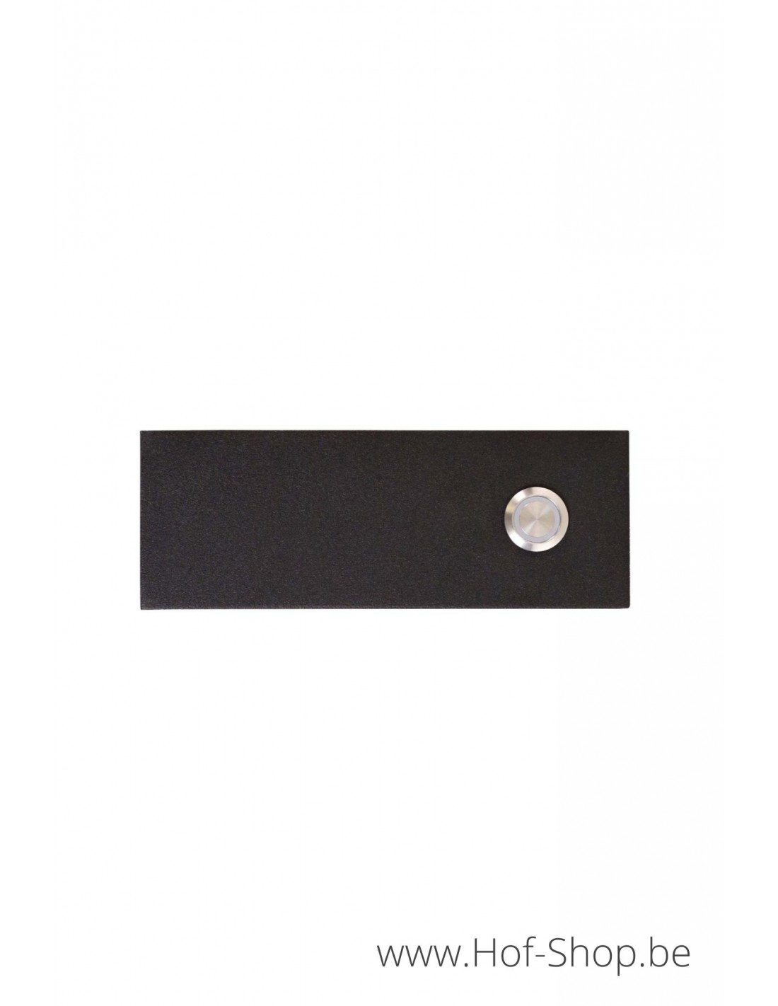 Afm Verward zijn voor de helft Deurbelknop met LED-verlichting zwart - Entrada Range Doorbell