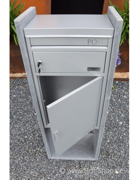 Milano Parcel Smokey Grey - boîte à colis VASP en pierre blue