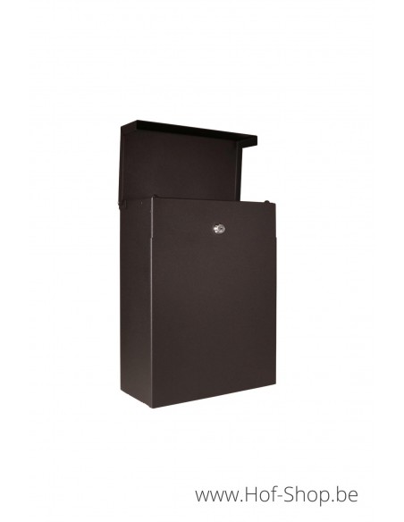 Brievenbus 'Mailbox' zwart - Entrada Range aluminium Brievenbus