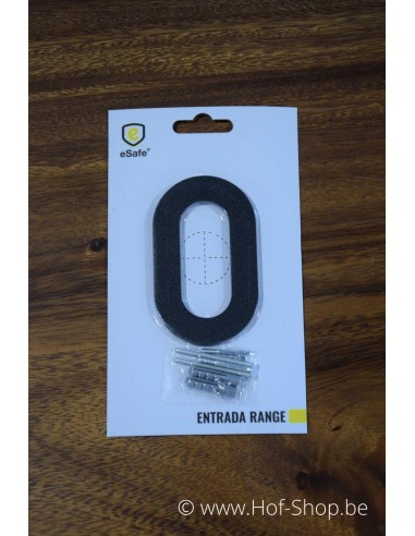 Numéro 0 aluminium noir (10 cm de hauteur, 4 mm d’épaisseur) - numéro Entrada Range