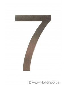 Numéro 7 - acier inoxydable de 30 cm de haut (Ari) - Fin de série