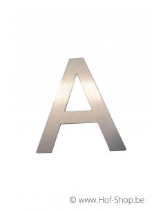 Letter A - inox 10 cm hoog (Ari)
