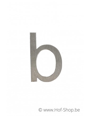 Lettre b - acier inoxydable de 10 cm de haut (Ari)