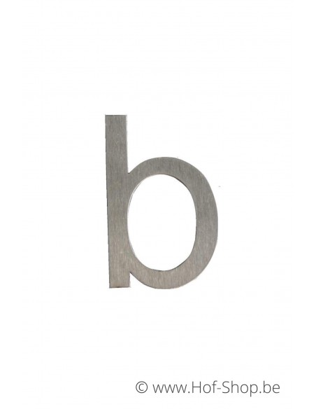 Lettre b - acier inoxydable de 10 cm de haut (Ari)