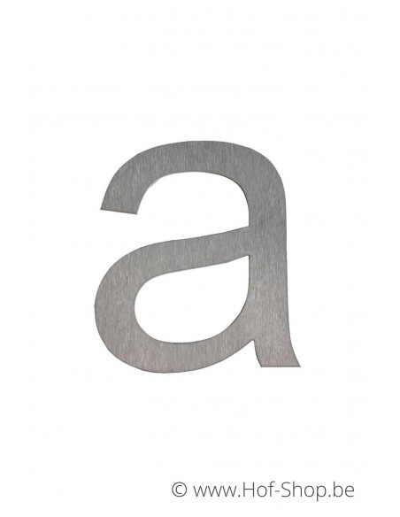 Letter a - inox 10 cm hoog (Ari)