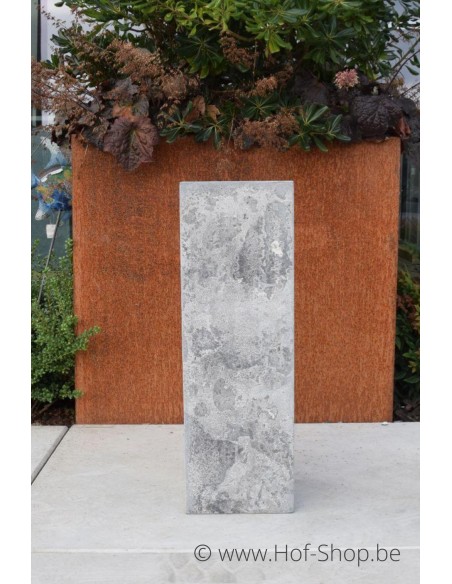 Guéridon 25 x 25 x 75 cm - colonne en pierre bleue