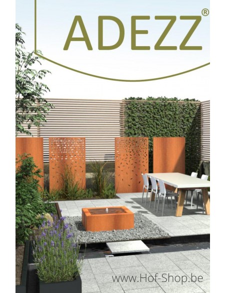 Paneel 40 x 5 x 180 cm - Tuinwand in cortenstaal