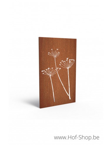 Panneaux Nature 110 x 5 x 180 cm - Panneau Adezz acier corten (CPN4)