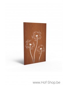 Paneel Nature 110 x 5 x 180 cm - Tuinwand in cortenstaal