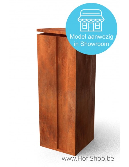 Collu - pakketbus cortenstaal