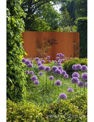 Paneel Nature 110 x 5 x 180 cm - Tuinwand in cortenstaal