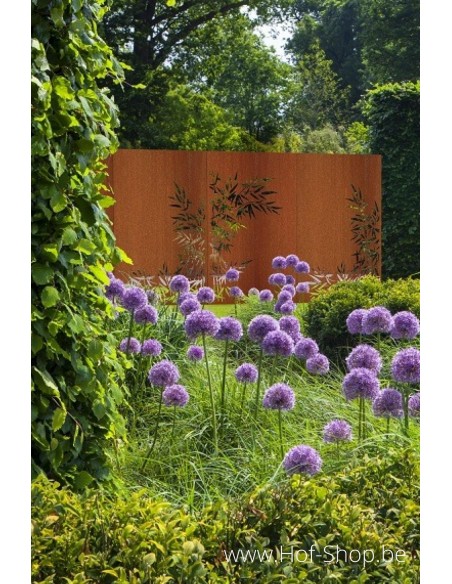 Paneel Nature 110 x 5 x 180 cm - Tuinwand in cortenstaal
