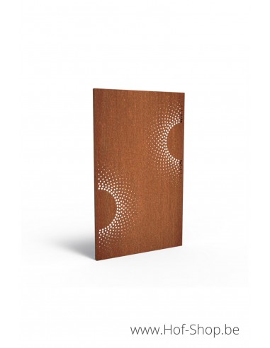 Panneaux Abstrait 110 x 5 x 180 cm - Panneau Adezz acier corten (CPA2.4)