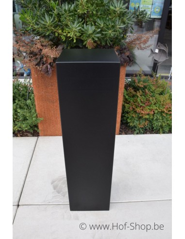 Totem 32100 RAL 9005 - boîte aux lettres Arduo