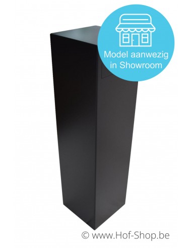 Totem 32120 RAL 9005 - brievenbus inox