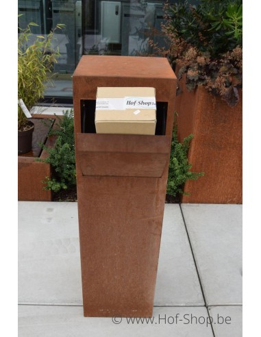 Collibox 35120 acier corten - Boîte à colis Arduo