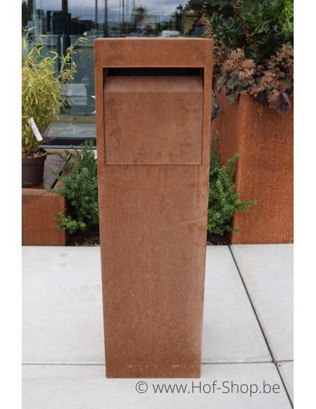 Collibox 35120 acier corten - Boîte à colis Arduo