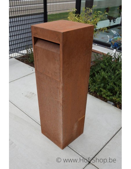 Collibox 35120 acier corten - Boîte à colis Arduo