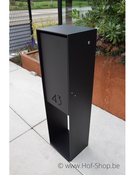 Archi Fer (zwart) - brievenbus KatoDesign aluminium