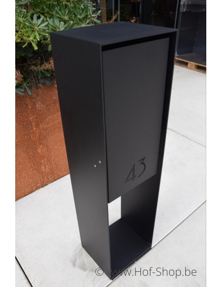 Archi Fer (zwart) - brievenbus aluminium