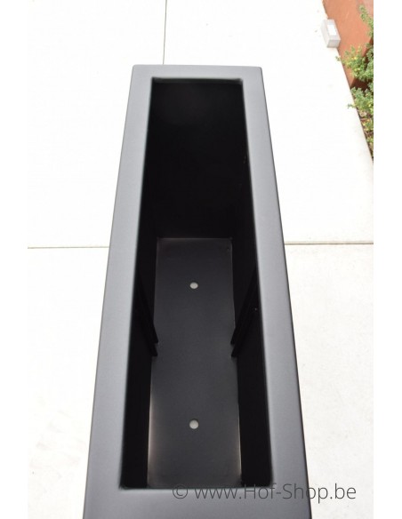 Artus 90 x 30 x 80 cm - Plantenbak Geroba in aluminium