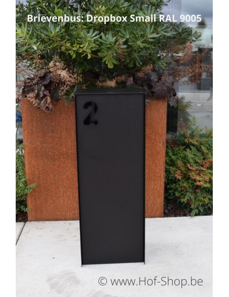 Numéro 7 Plexie - noir glossy 12 cm de hauteur numéro de maison (dernières pièces)