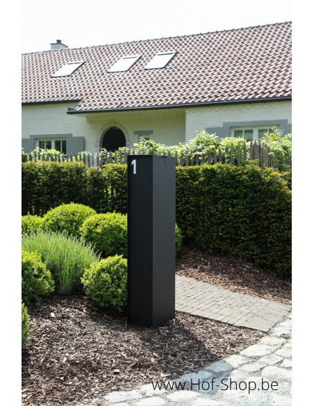 Fenix Top Medium digital RAL 9005 - eSafe boîte à colis aluminium avec serrure DCL