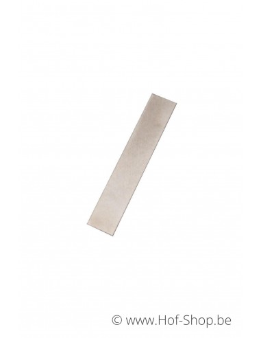 barre oblique inverse - acier inoxydable de 8 cm de haut (numéro de maison 'fuji' KatoDesign)
