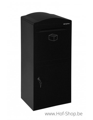 Frontbox Stardust Black Front Door - pakketbus zwart LogixBox