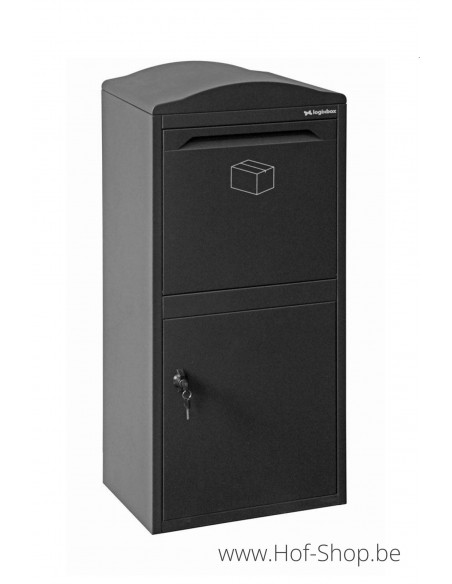 Frontbox Stardust Graphitgrey Front Door - pakketbus grijs LogixBox