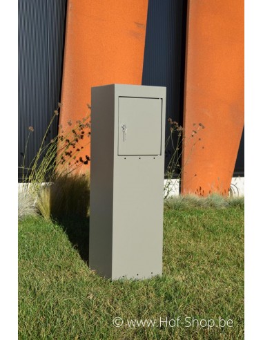 Nox RAL 7039 - brievenbus Adezz aluminium