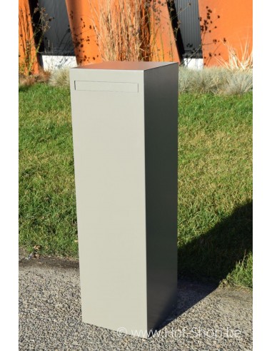 Nox RAL 7039 - brievenbus Adezz aluminium