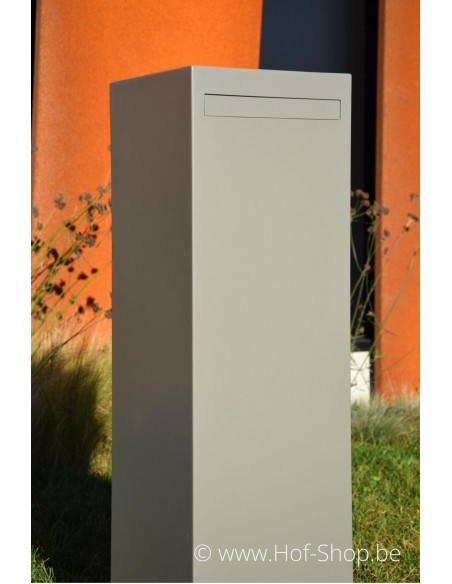 Nox RAL 7039 - brievenbus Adezz aluminium