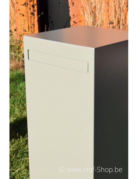 Nox RAL 7039 - brievenbus Adezz aluminium