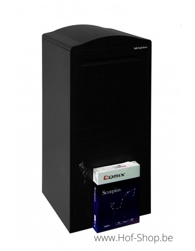 Frontbox Uni Stardust Black Front Door - Boîte à colis LogixBox