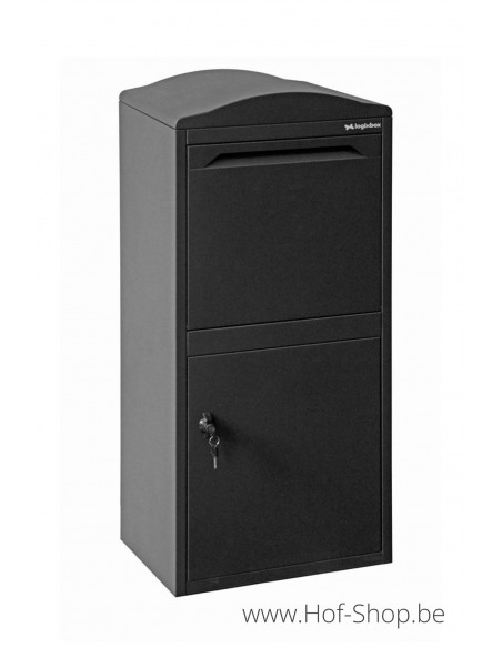 Frontbox Uni Stardust Graphitgrey Front Door - pakketbus grijs LogixBox