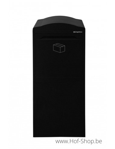 Frontbox Stardust Black Back Door - pakketbus zwart LogixBox
