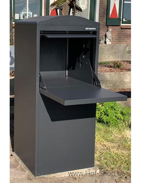 Frontbox Stardust Graphitgrey Back Door - Boîte à colis LogixBox