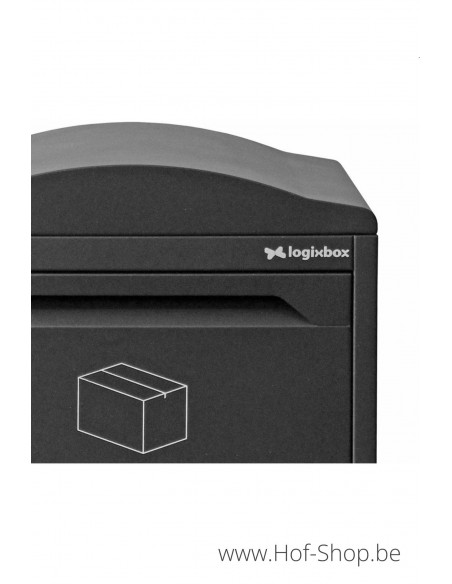 Frontbox Stardust Graphitgrey Back Door - Boîte à colis LogixBox