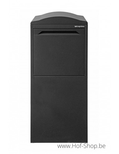 Frontbox Uni Stardust Graphitgrey Back Door - pakketbus grijs LogixBox