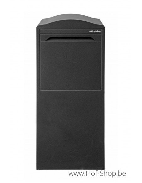 Frontbox Uni Stardust Graphitgrey Back Door - pakketbus grijs LogixBox