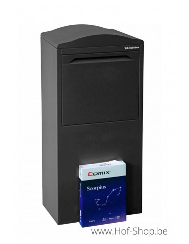 Frontbox Uni Stardust Graphitgrey Back Door - Boîte à colis LogixBox