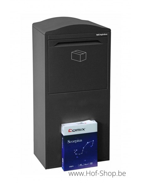 Frontbox Stardust Graphitgrey Back Door - Boîte à colis LogixBox