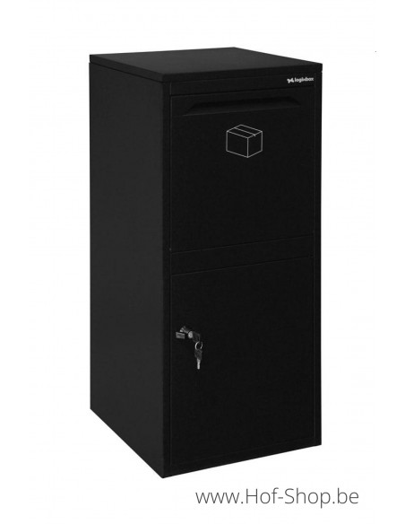 Frontbox Deluxe Stardust Black Front Door - Boîte à colis LogixBox