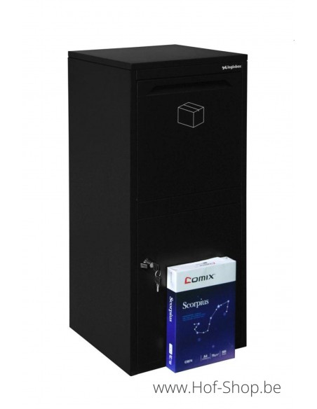 Frontbox Deluxe Stardust Black Front Door - Boîte à colis LogixBox