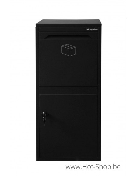 Frontbox Deluxe Stardust Black Front Door - Boîte à colis LogixBox
