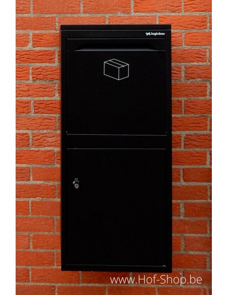 Frontbox Deluxe Stardust Black Front Door - Boîte à colis LogixBox