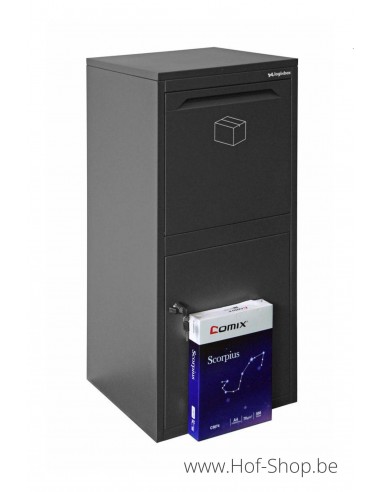 Frontbox Deluxe Stardust Graphitgrey Front Door - Boîte à colis LogixBox